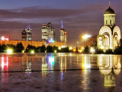 Moscow  |  Park Pobedy and Moscow City