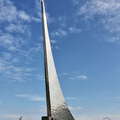 Moscow  |  Rocket monument at VVT