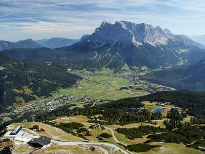 Ehrwald with Zugspitze