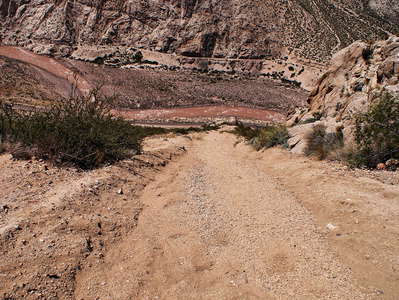 Valle Mendoza  |  Debris flow path near Guido