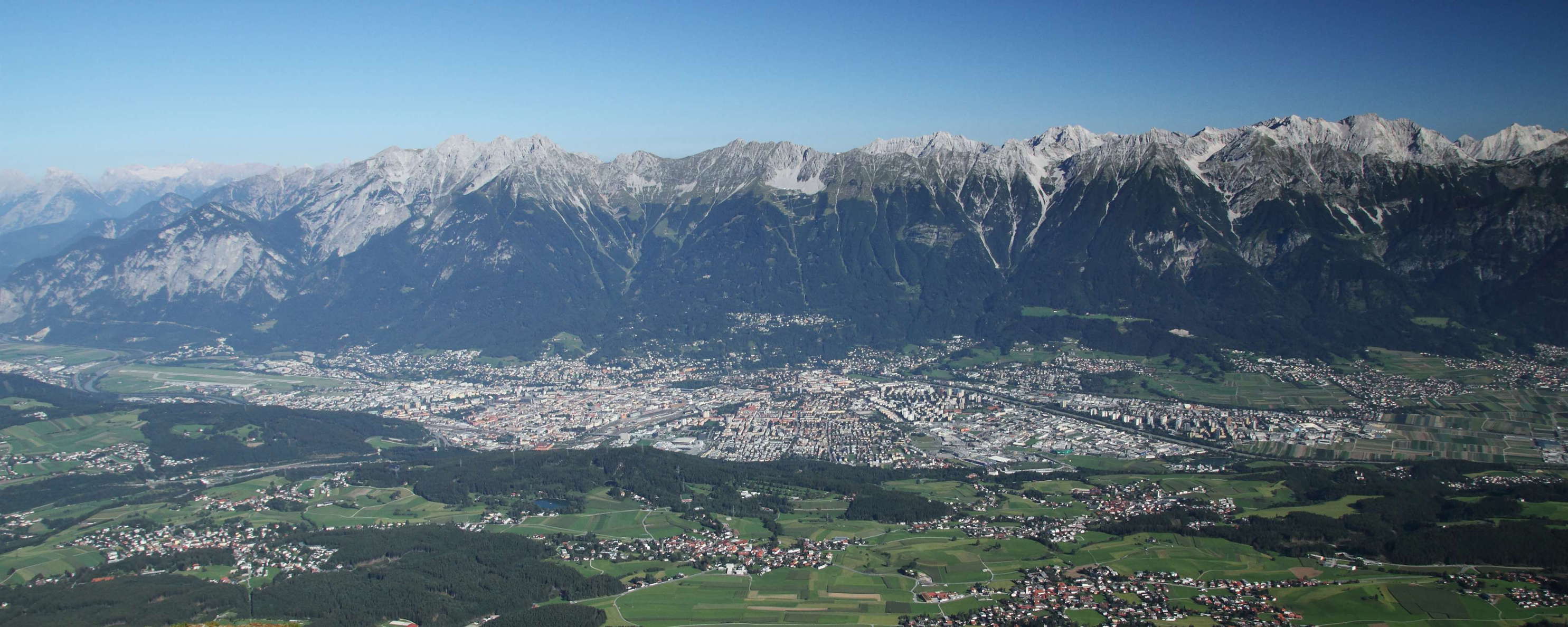 Innsbruck with Karwendel Mountains