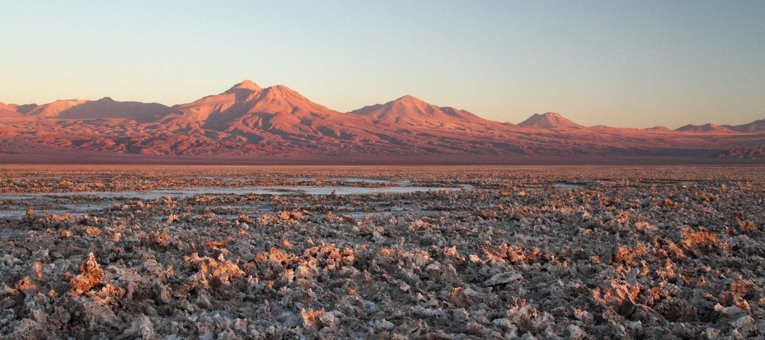 Salar de Atacama at sunset