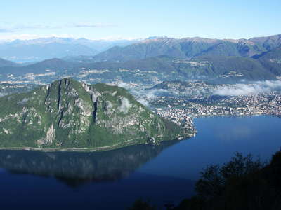 Monte San Salvatore and Lugano