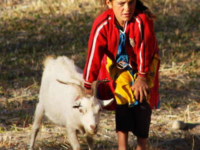 Savnob  |  Girl with goat
