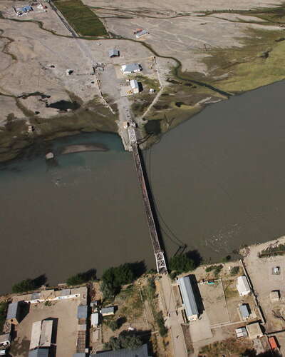 Tajikistan-Afghanistan Bridge at Tem-Demogan