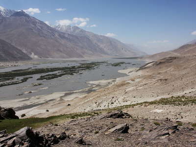 Panj Valley and Hindukush Range