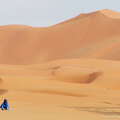Erg Chebbi  |  Dune field with tuareg men