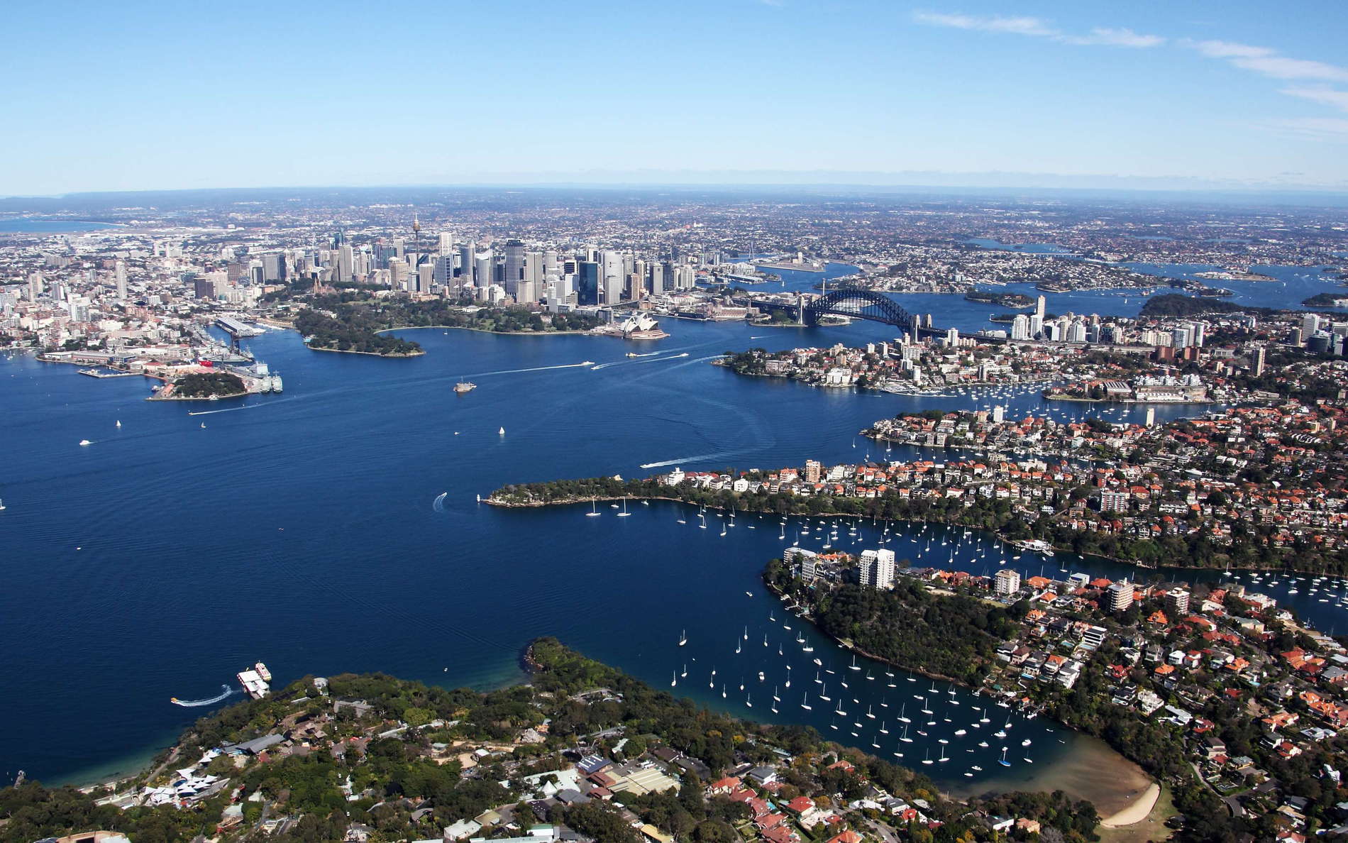 Sydney Harbour with Mosman Bay