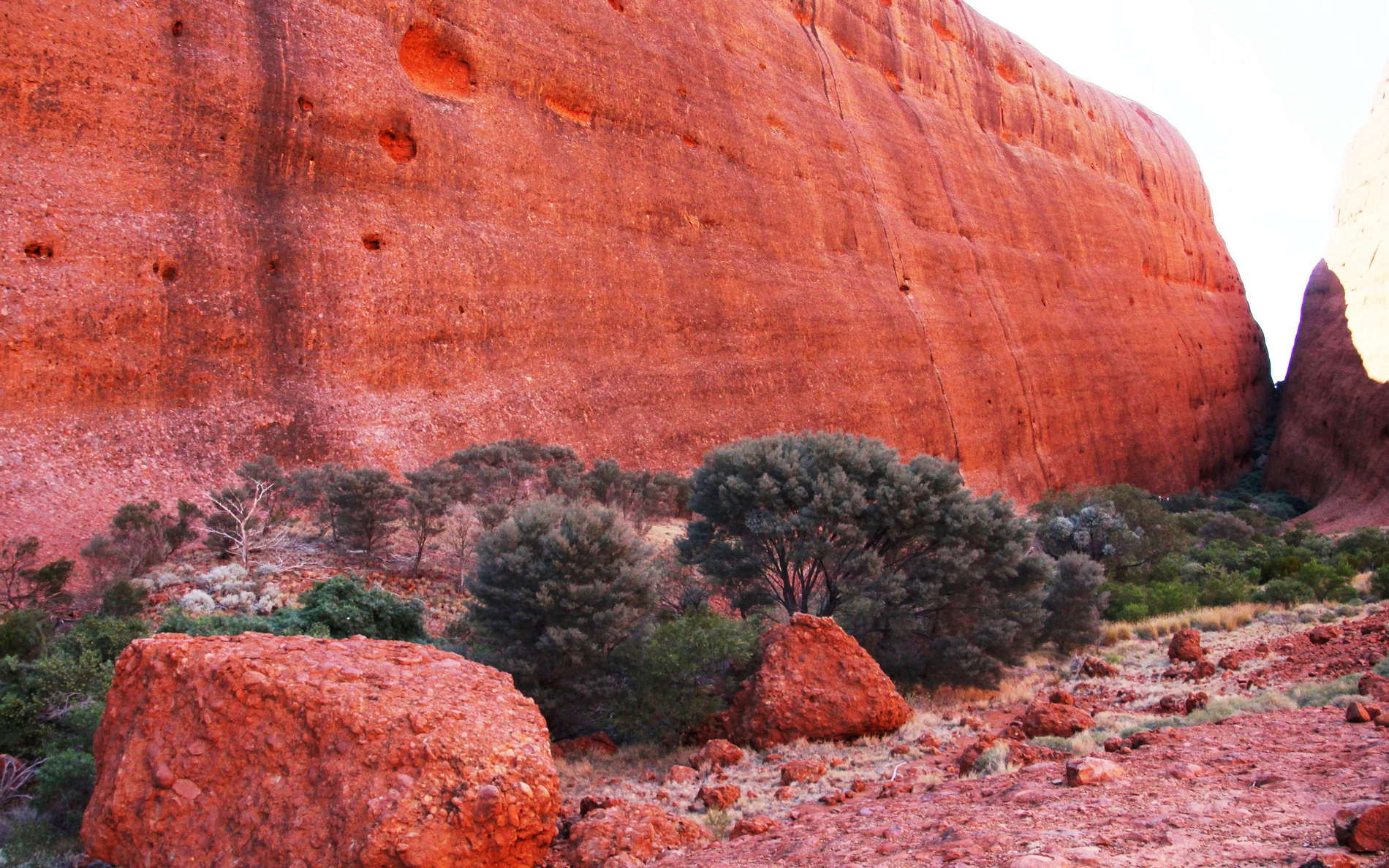 Location: Uluru-Kata Tjuta National Park. Kata Tjuta is a group of large domes of conglomerate rock. The area has a high spiritual significance to the local Anangu people. WI_nt067a.jpg