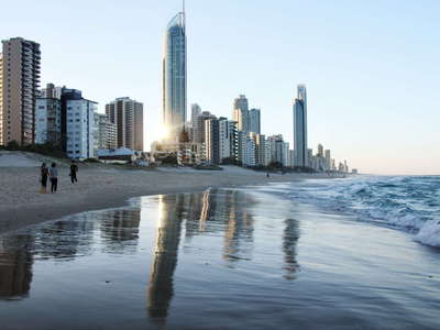 Surfers Paradise  |  Reflecting skyline