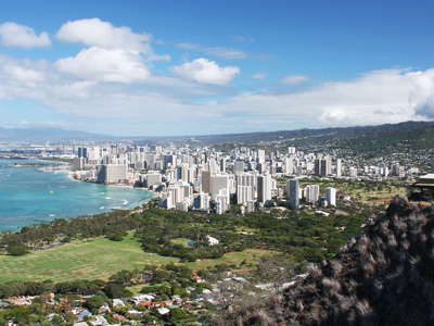 Honolulu  |  Waikīkī panorama