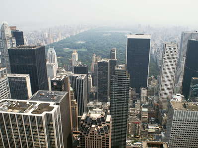 Midtown Manhattan and Central Park