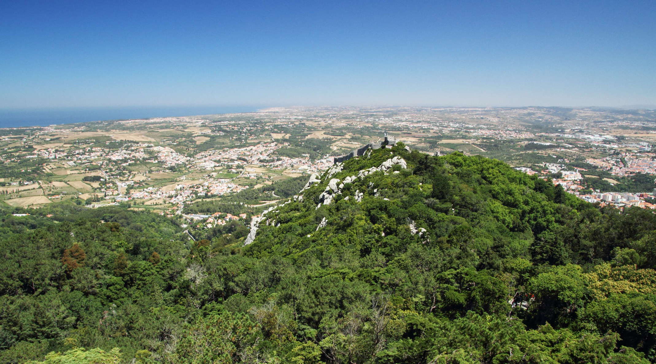 Serra de Sintra with Castelo dos Mouros