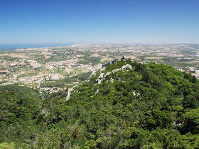 Serra de Sintra with Castelo dos Mouros