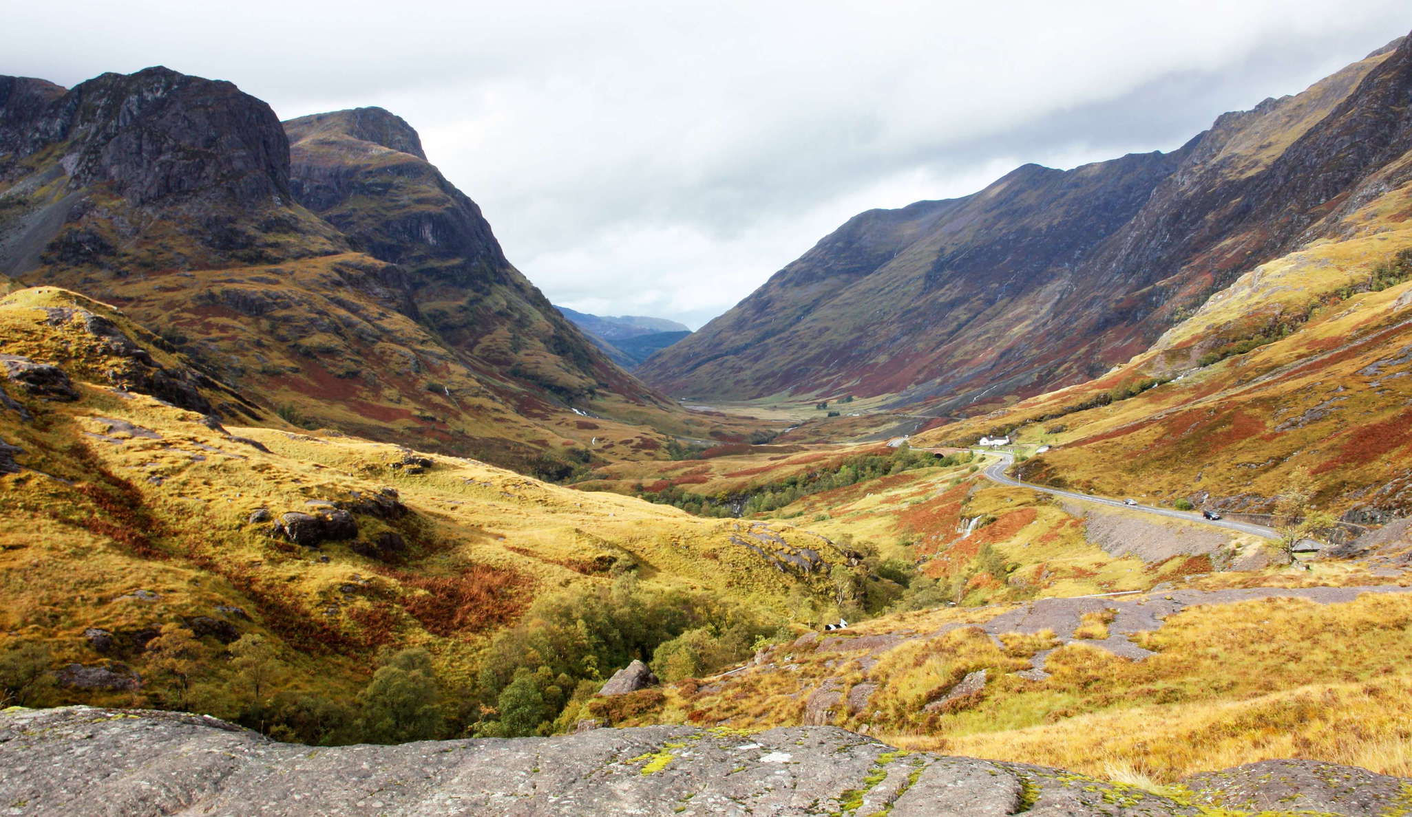 Glen Coe in autumn colours