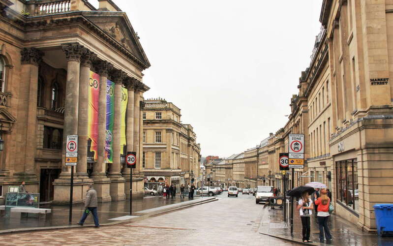 Newcastle  |  Grey Street with Theatre Royal