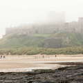 Northumberland coast with Bamburgh Castle
