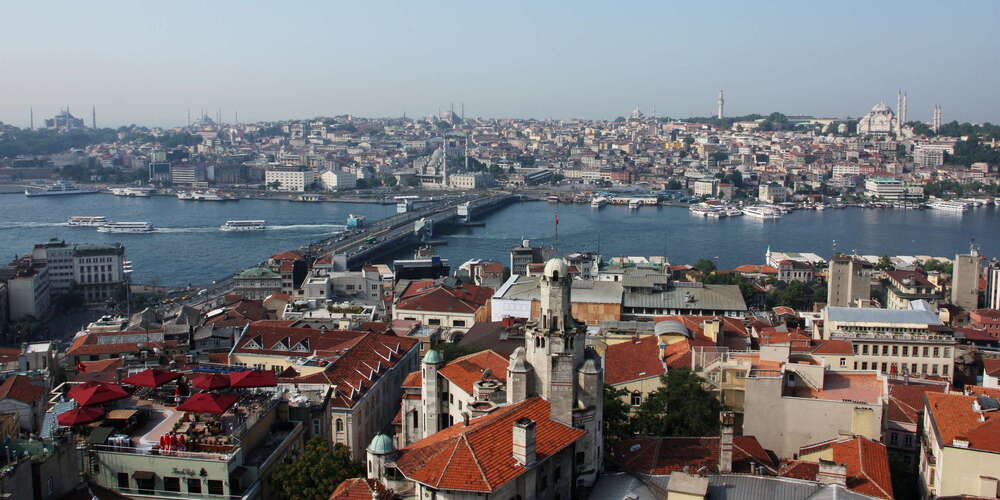 İstanbul with Galata Köprüsü