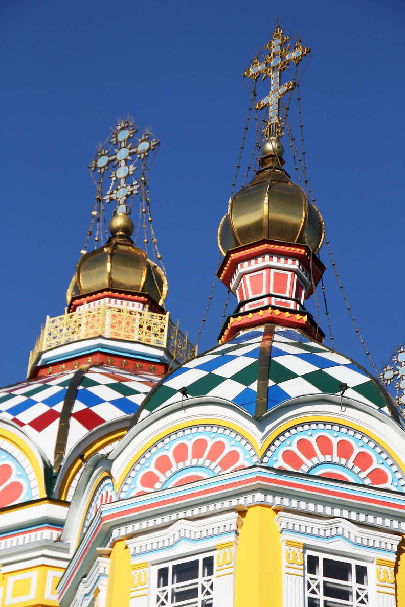 This Russian Orthodox cathedral in the Park of the 28 Panfilov Guardsmen is said to be one of the tallest woooden buildings in the world. It was consecrated in 1907. WI_ka006.jpg