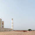 Agra  |  Panorama of Taj Mahal with Guest House