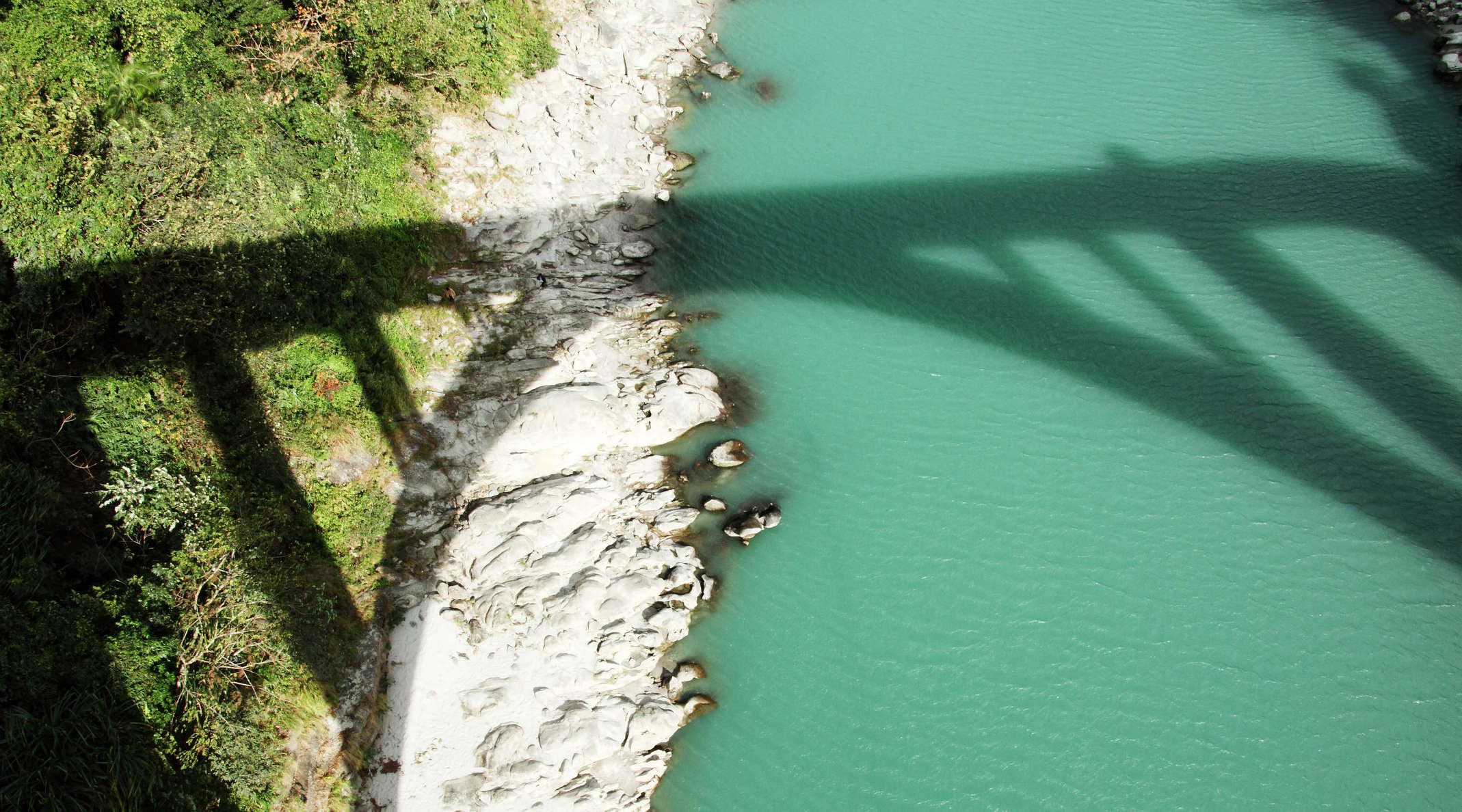 Sevoke  |  Teesta River with shadow of Coronation Bridge