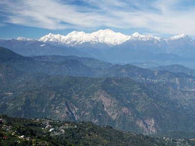 Lesser Himalaya and Kangchenjunga