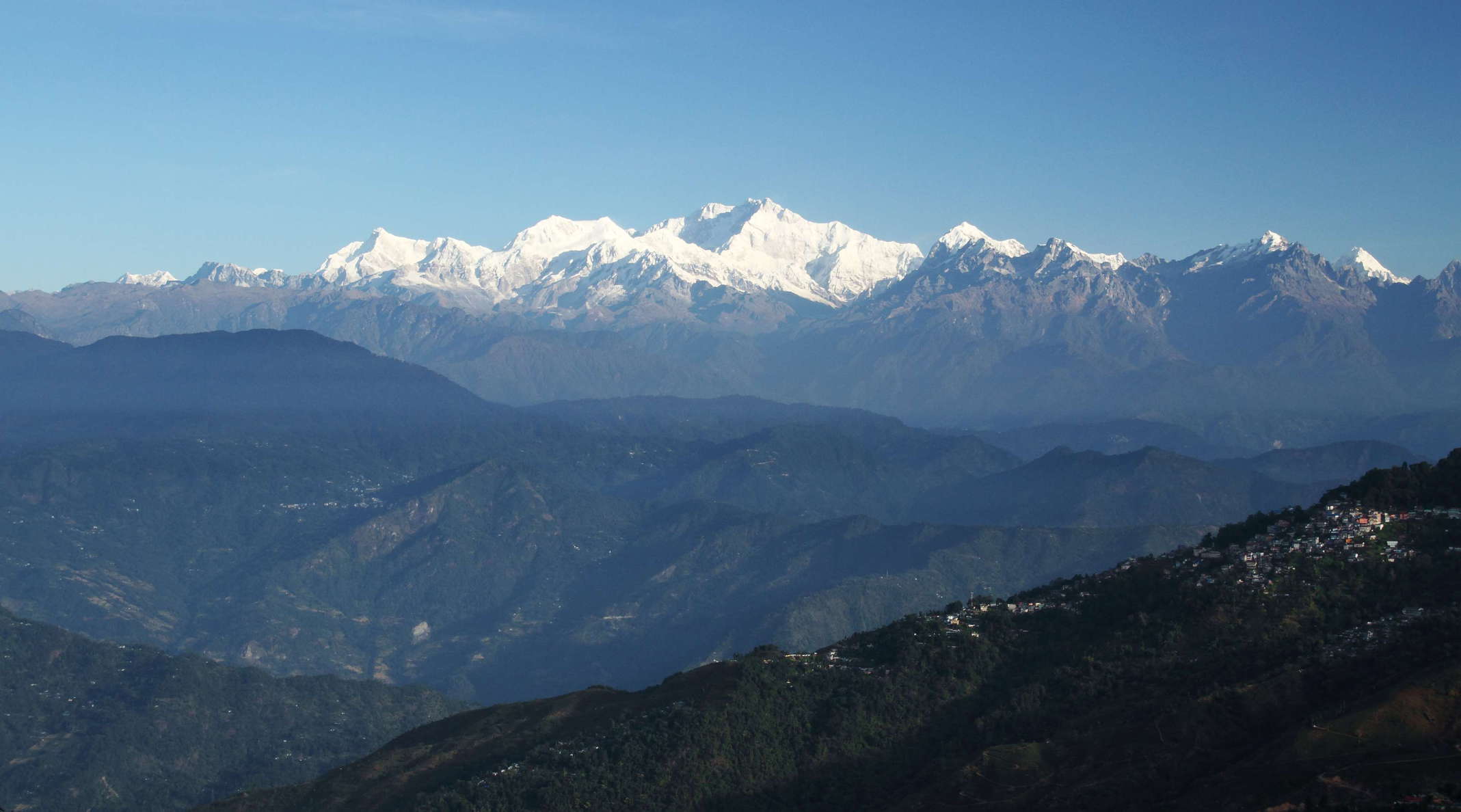 Lesser Himalaya and Kangchenjunga
