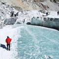 Cho La Pass  |  Frozen lake