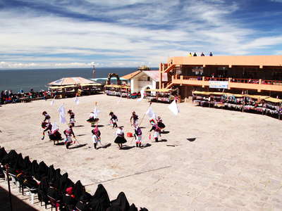 Isla Taquile  |  Festival at the main square