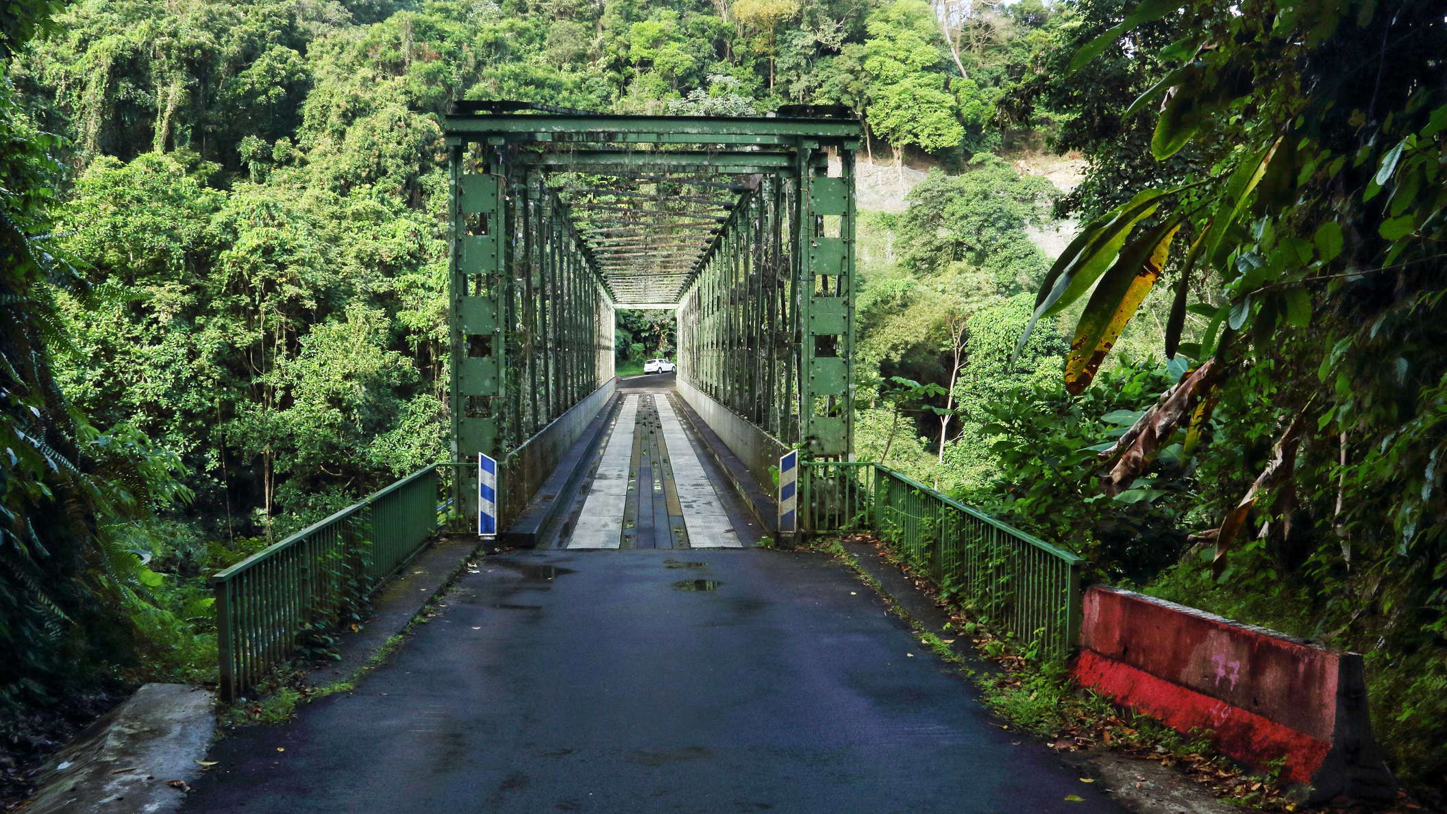 This narrow bridge leads the road D10 across the Rivière Potiche, thereby connecting the villages of Macouba and Grand'Rivière. WI_la748.jpg