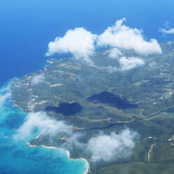 Lesser Antilles from the air