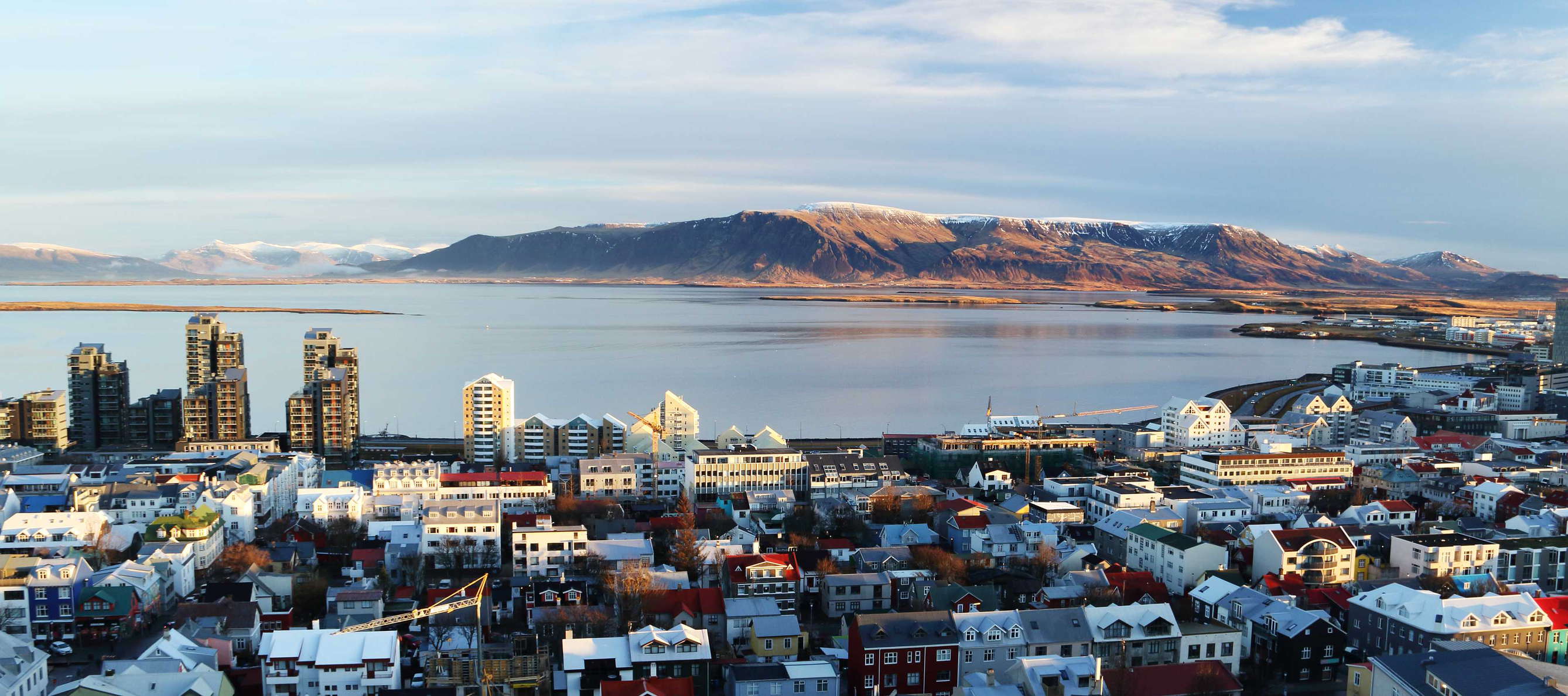 Reykjavik with Kollafjörður and Esjan