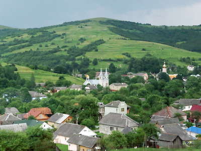 Carpathian Mountains with Nyzhni Vorota