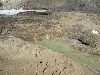 Sulzenausee | Dead ice and sediment