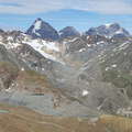 Martell Valley with Ortler Mountains