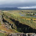 Þingvellir with tectonic faults