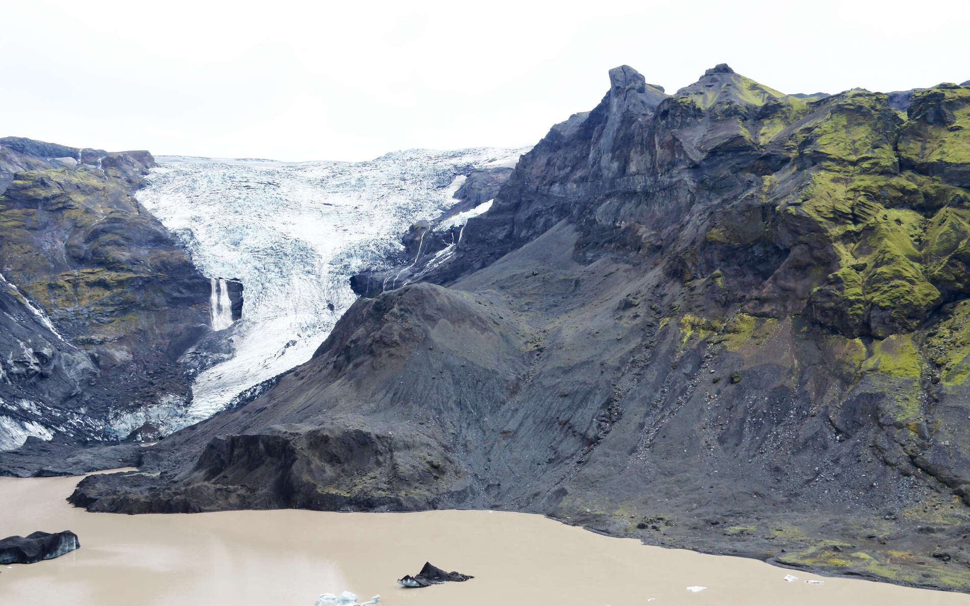 Steinholtsdalur | Steinholtsjökull and landslide