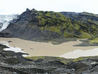 Steinholtsdalur | Panoramic view with landslide