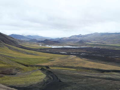 Hítardalur with Fagraskógarfjall-Hítardalur Landslide