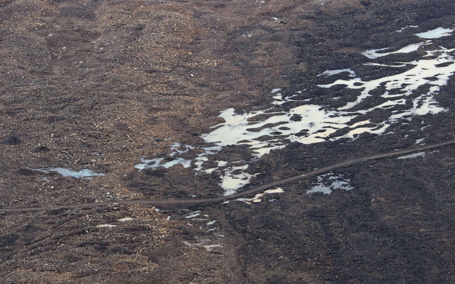 Fagraskógarfjall-Hítardalur Landslide | Seepage