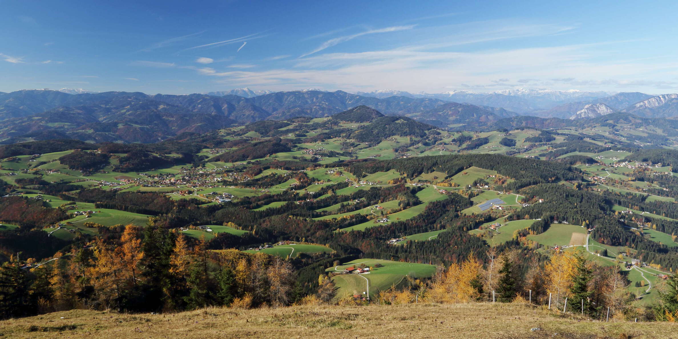 Graz Highlands with Semriach Basin