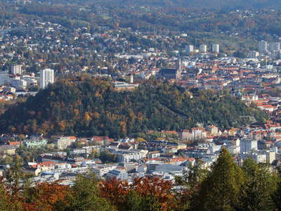 Graz | City centre with Schloßberg
