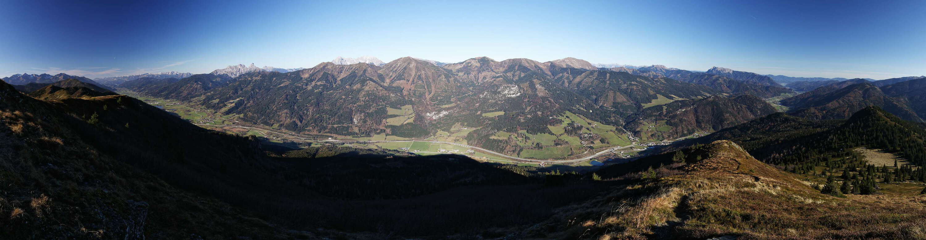Schober Pass with Palten and Liesing valleys