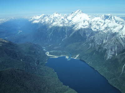 Hollyford Valley with Lake McKerrow