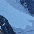 Mont Blanc | Snow avalanche on the Glacier des Bossons