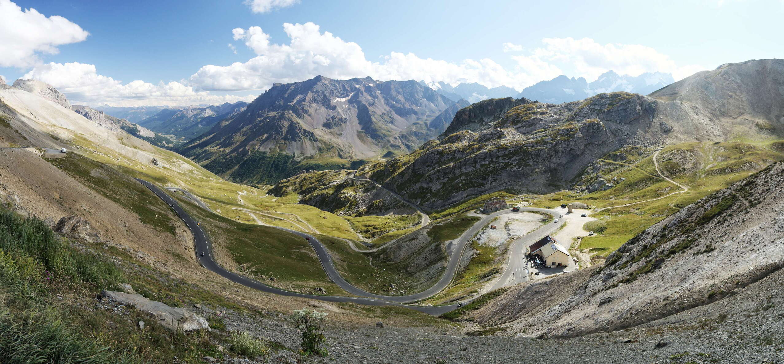 Col du Galibier | Southern slope with Dauphiné Alps