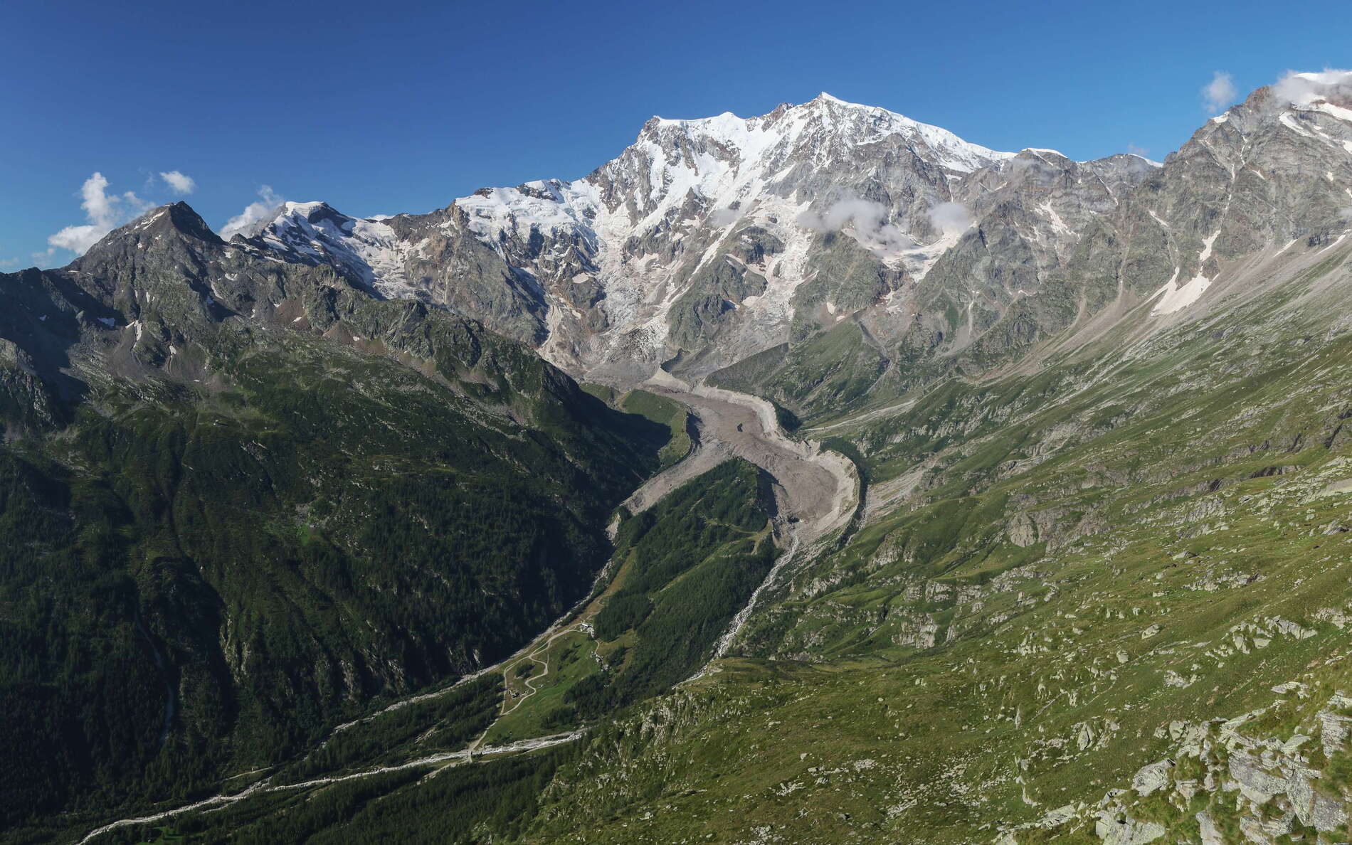 Anzasca Valley | Monte Rosa with Belvedere Glacier