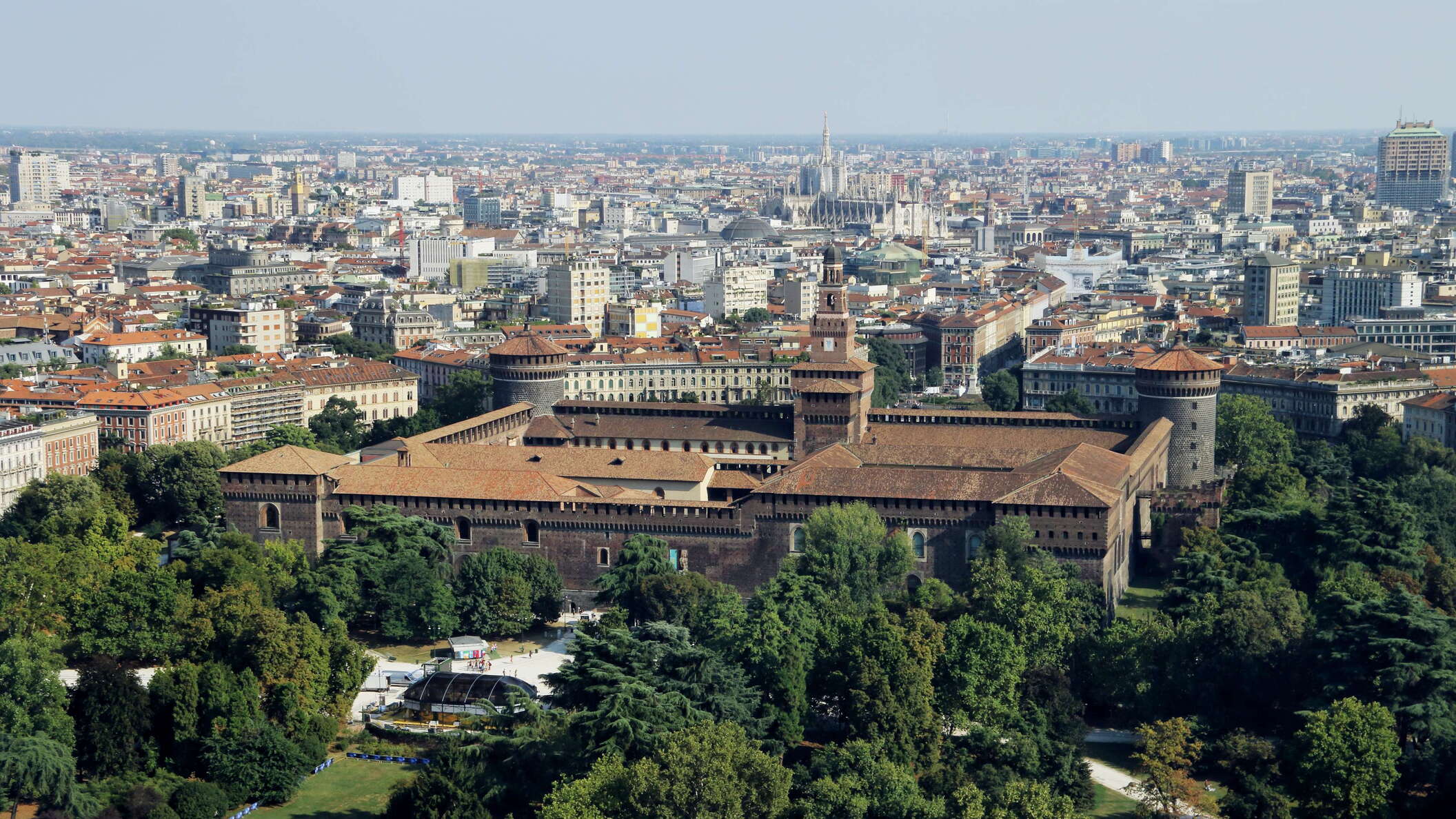 Milano | Parco Sempione with Castello Sforzesco