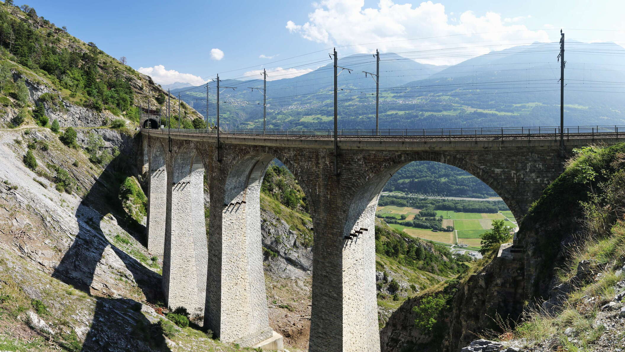 Lötschberg Railway | Lüegilkin Viaduct