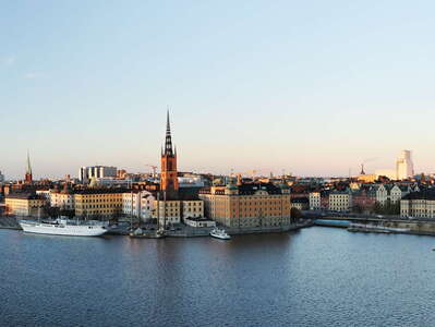 Stockholm | Sunset panorama with Riddarholmen